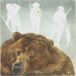 Иллюстрация к рассказу Ю.Коваля "Сиротская зима"