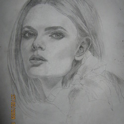 портрет модельки