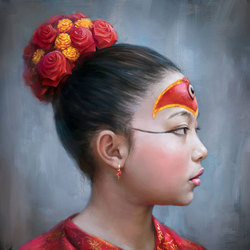 Непальская богиня Кумари