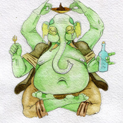 Зеленый Слоник