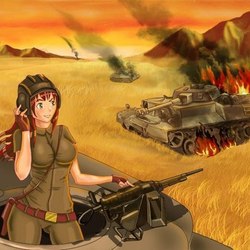 World of Tanks  в стиле аниме