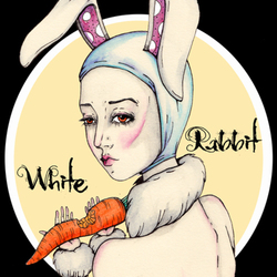 Белый кролик.