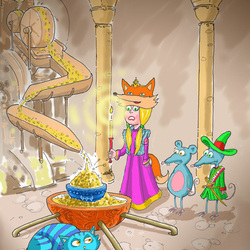 Сказка о Принцессе-Лисе и мышином короле 4