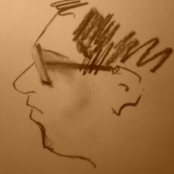 набросок с себя