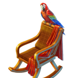 Кресло с попугаем