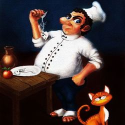 Кот и повар