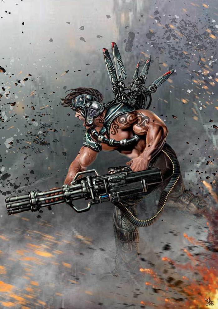 Иллюстрация Атака.. в стиле компьютерная графика | Illustrators.ru