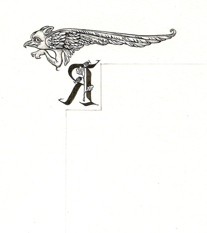 Иллюстрация "Письма Баламута" в стиле графика