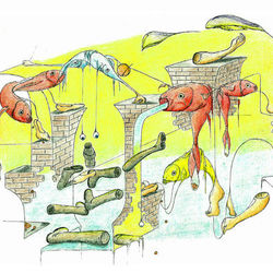 Сапожник в обувном магазине в день распродажи