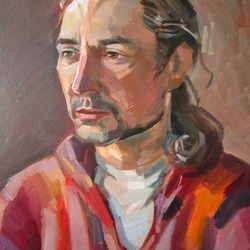 Портрет чайного мастера (масло)