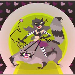 Raccoon girl