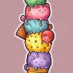 кошачье мороженое