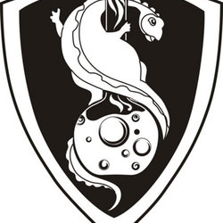 динозавр и колба