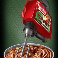 Рекламная иллюстрация, "Nestle"