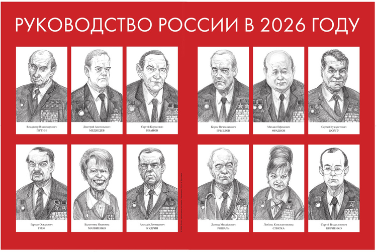 Прогноз на 2026 год. Что будет в 2026 году. Россия 2026 год. Политбюро карикатуры. Руководство России в 2026 году.