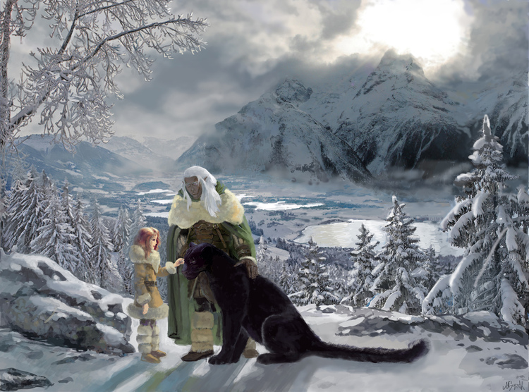 Знакомство Кетти-Бри и Гвенвивар