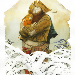 7/ illustration by Oscar Wilde "Selfish Giant"
