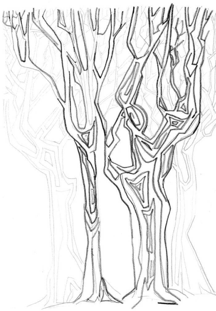 Дерево линиями. Графическая стилизация дерева. Архитектурная стилизация деревьев. Дерево Графика стилизация. Стилизованные деревья Графика.