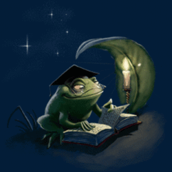 Лягушка-библиотекарша :)