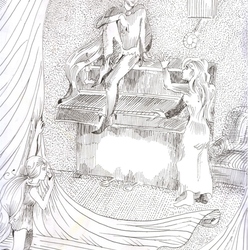 Розговор.Иллюстрация к сказке"Питер пен"