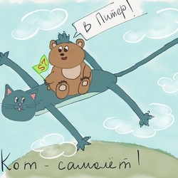 Кот-самолет 2