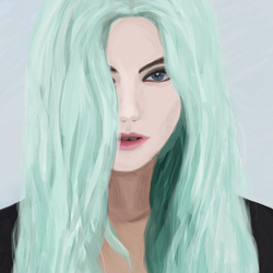 Mint hair