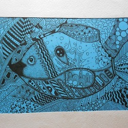 Графика."Рыбка"