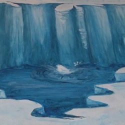 Расщелина в наливном полу