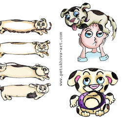 Собаки для пособия по содержанию пса