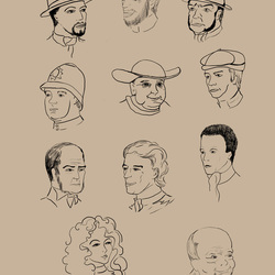 Иллюстрации к рассказам об отце Брауне