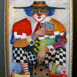 Клоун с картами