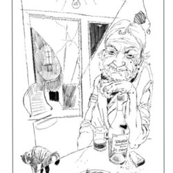 полосная иллюстрация Ж.Сименон "Цена головы"