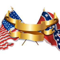 Флаги федерации и конфедерации америки. Гражданская война в США 