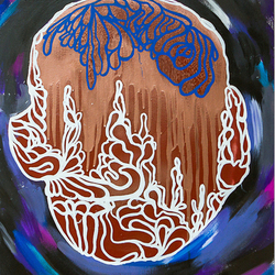 бронзовая голова