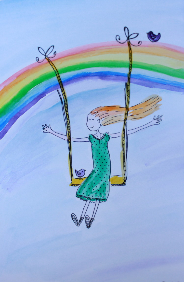 Нарисовать настроение картинки. Радуга рисунок. Радужные рисунки. Детские рисунки. Рисование на тему Радуга.