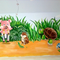 Детская по собственным эскизам.Киев. Жилой комплекс "Конык", д. Чапаевка