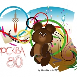 Opening Olimpic Games in Moscow&#039;s day