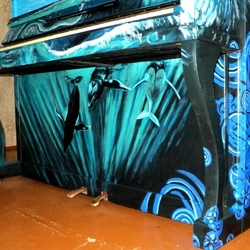 киты на пиано