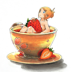 Strawberry tea