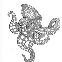 Осьминог 1/6