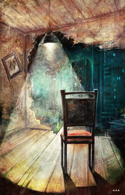 Иллюстрация Бессонница. Стивен Кинг в стиле компьютерная графика