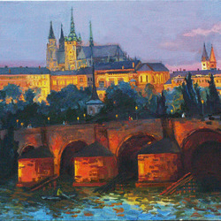 "Прага"х.м.40x50