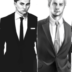 Men in suits 