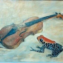 Каприз для скрипки с лягушкой