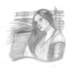 Иллюстрация на шмуц в книге стихов