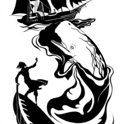 Иллюстрация к роману Германа Мелвилла «Моби Дик, или Белый кит»