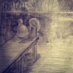 Двое у реки