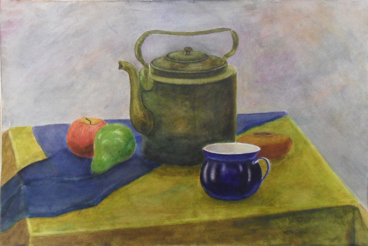 still life with kettle