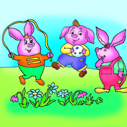 три поросёнка