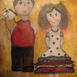 конь и горошина